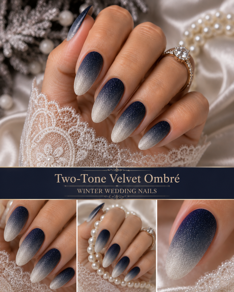 Two-Tone Velvet Ombré 