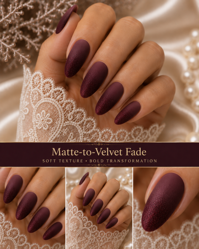 Matte-to-Velvet Fade 