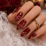 Floral Wedding Nails