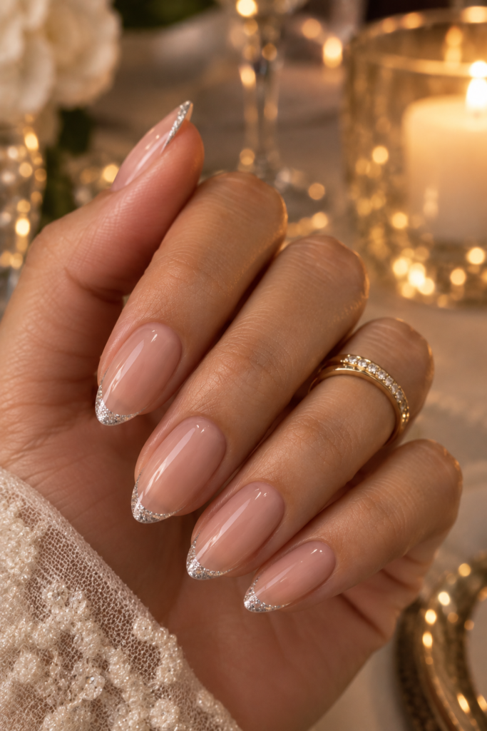 Glitter-Edge French