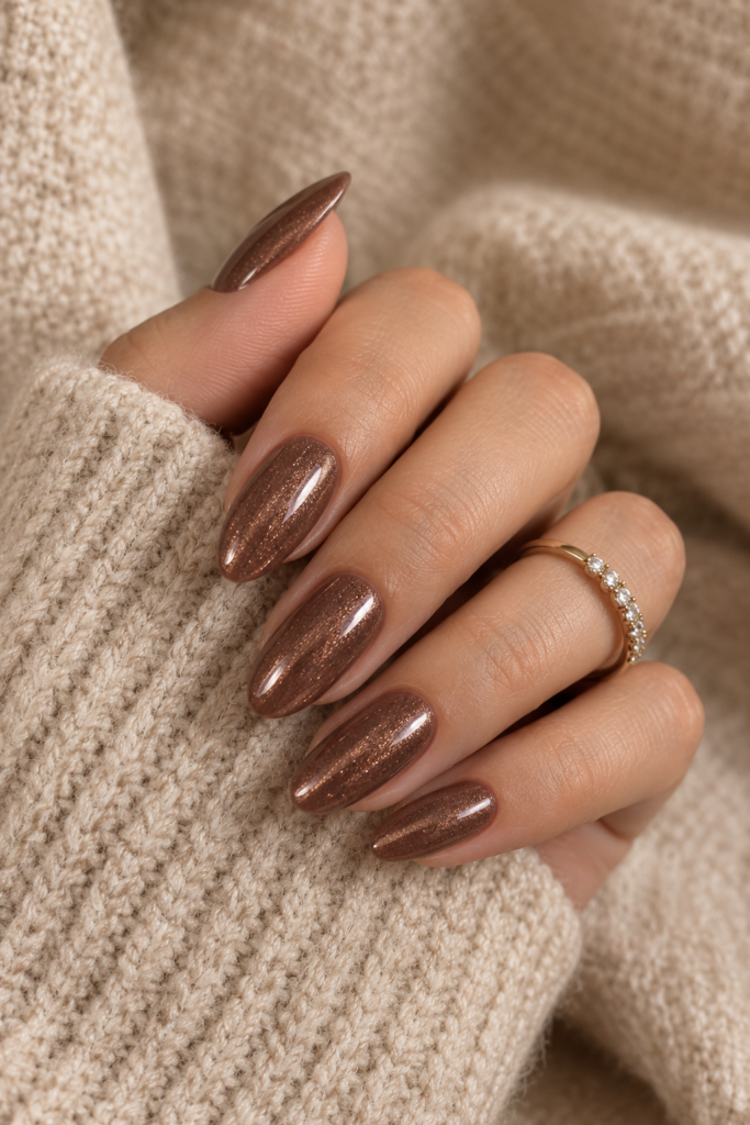 Chocolate Brown with Soft Shimmer 