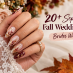 20+ September Fall Wedding Nails Brides Will Love | Elegant Bridal Nail Ideas