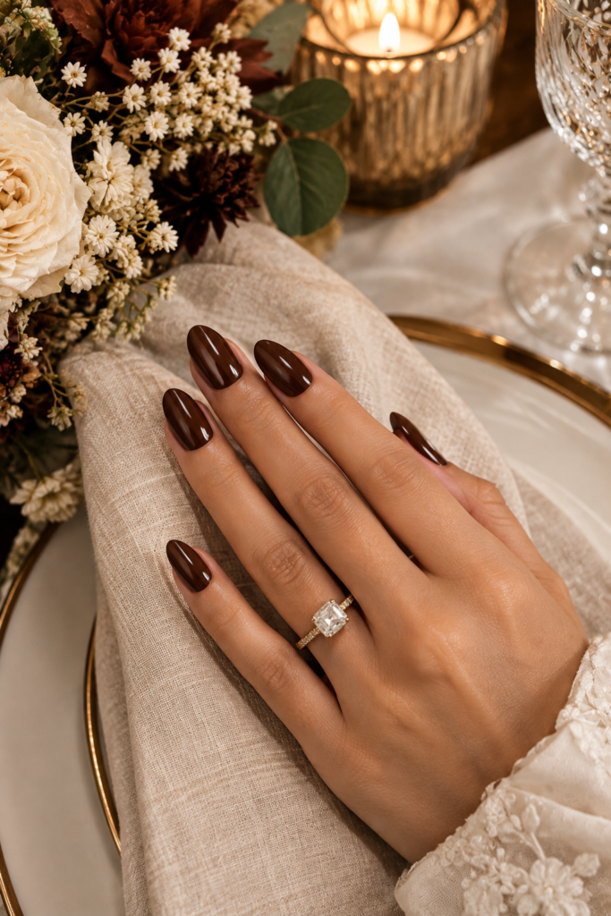 Glossy Classic Chocolate Brown