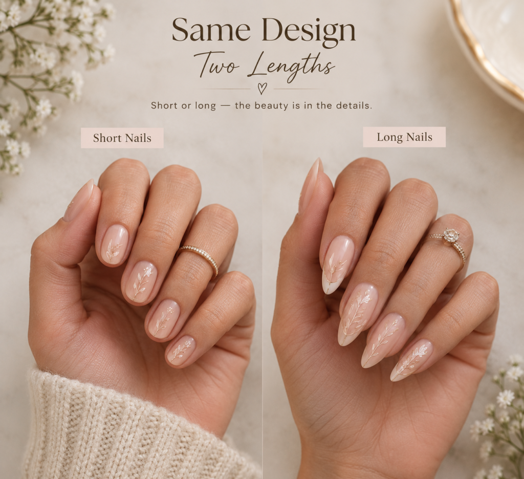 Short vs. Long Nails for Line Art