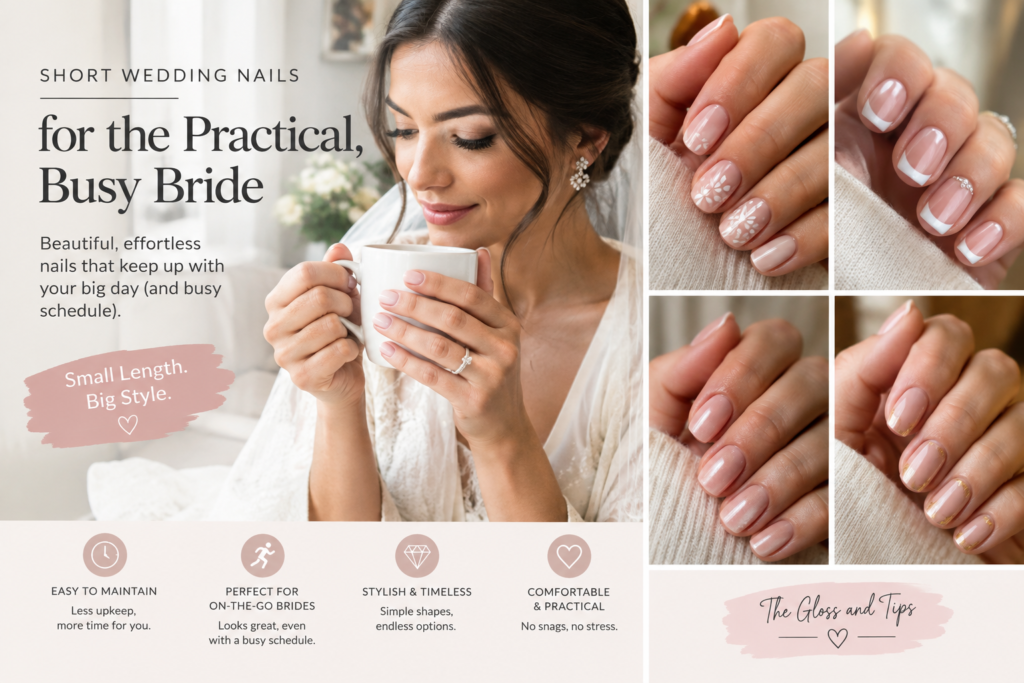 Short Wedding Nails for the Practical, Busy Bride: Your Fall 2026 Guide