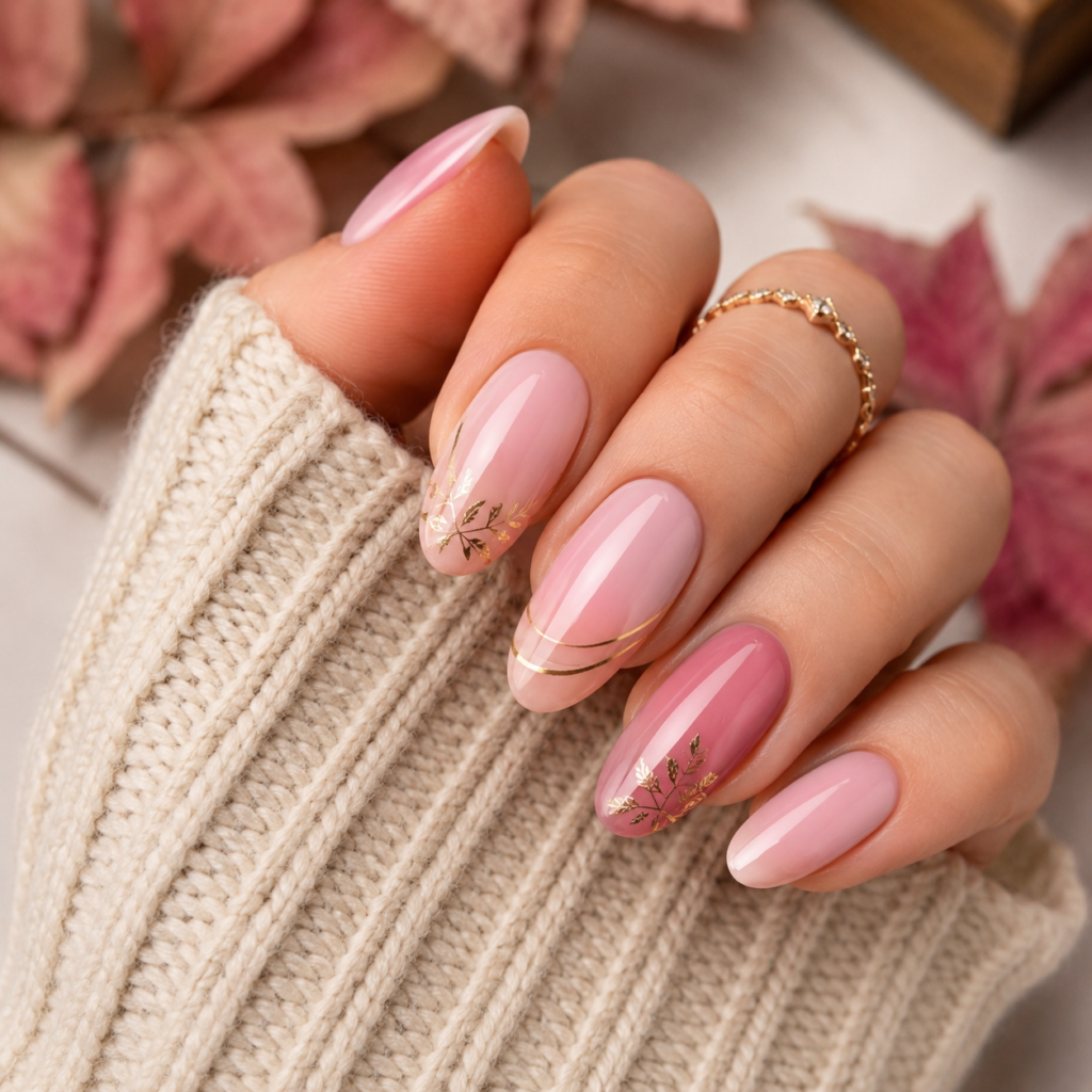 Soft Blush Pinks with a Fall Twist