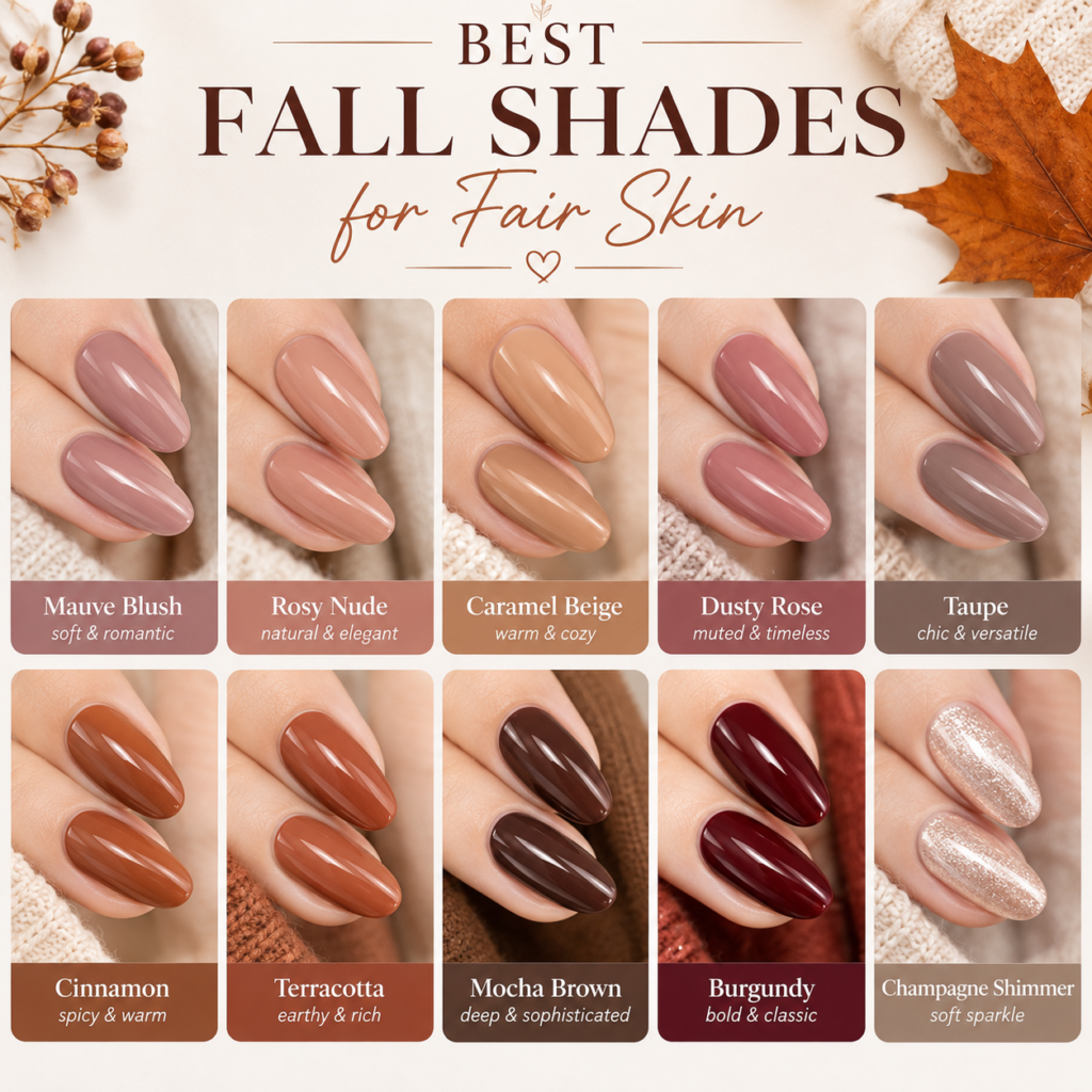 Best Fall Shades for Fair Skin