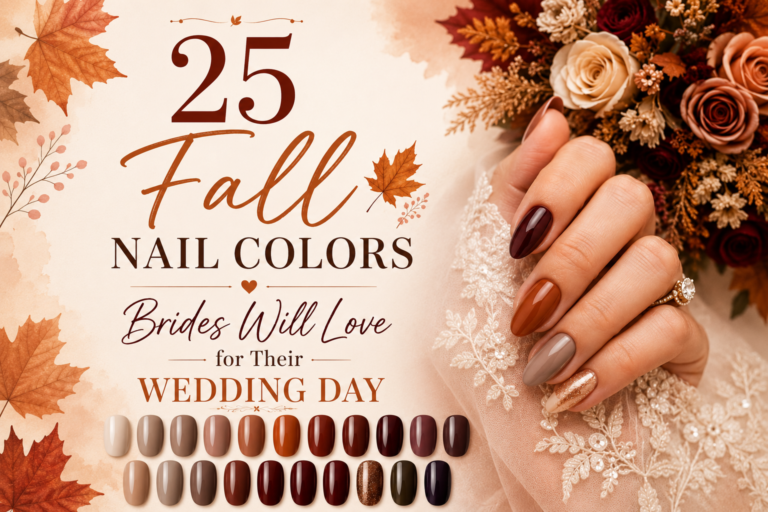 25 Fall Nail Colors Brides Will Love for Their Wedding Day