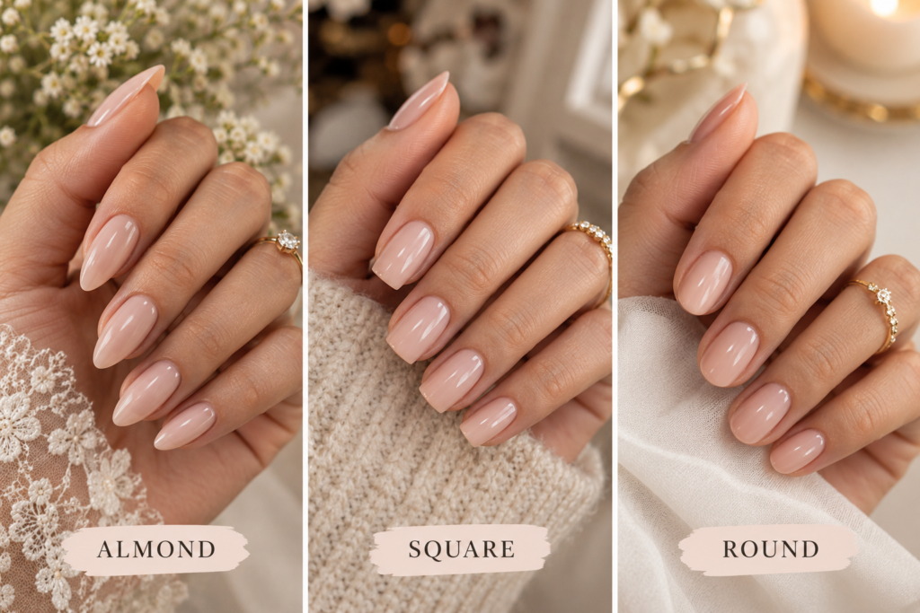Elegant Nail Shape Comparison