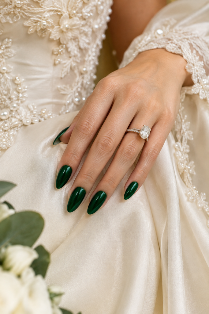 Emerald Green Statement Nails