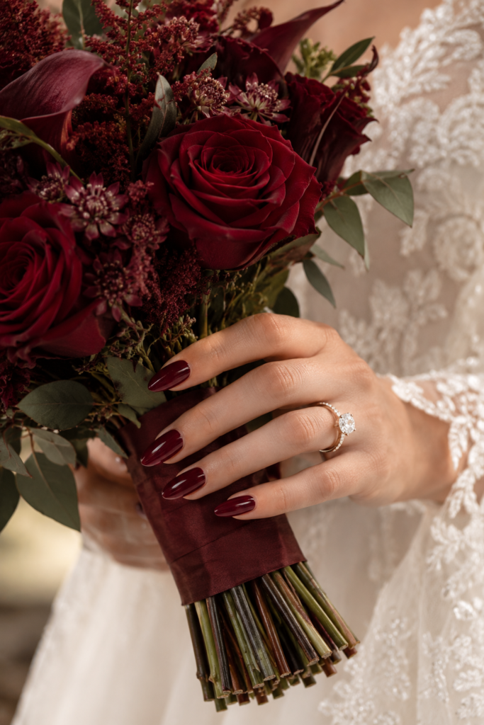 Classic Merlot Manicure