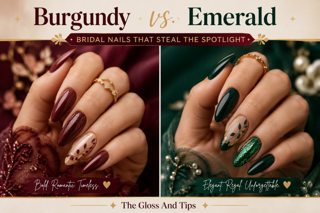 Burgundy vs. Emerald