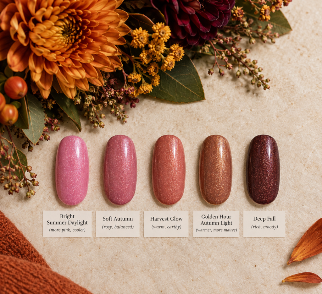 Autumn Floral Nail Swatch Collection